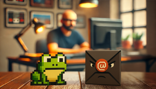 Insert Coin: Frogger und eine Phishing-Mail